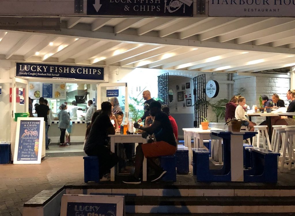 Lucky Fish n Chips restaurant